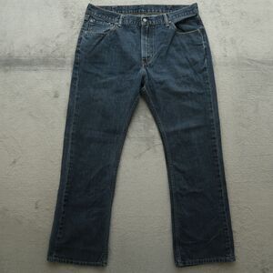 Levi's 527 Jeans Mens 38x32 Blue Slim Bootcut 100% Cotton Denim Cowboy Workwear